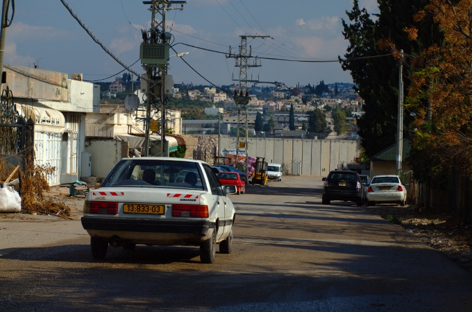Baqa al-Gharbiyya separation wall