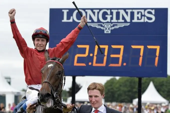 French jockey Jarnet will be hopeful of another win upon Treve in Europe's most valuable flat race on Sunday [AFP]