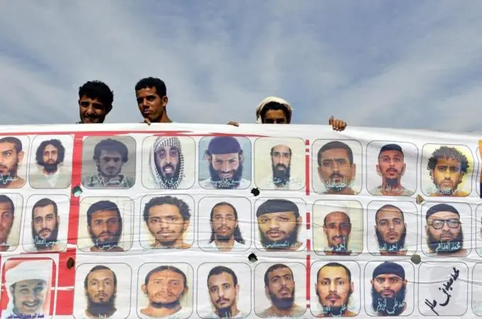 Even though US President Obama rescinded a ban on releasing Yemeni detainees from Guantanamo in May 2013, not a single Yemeni has been released [EPA]