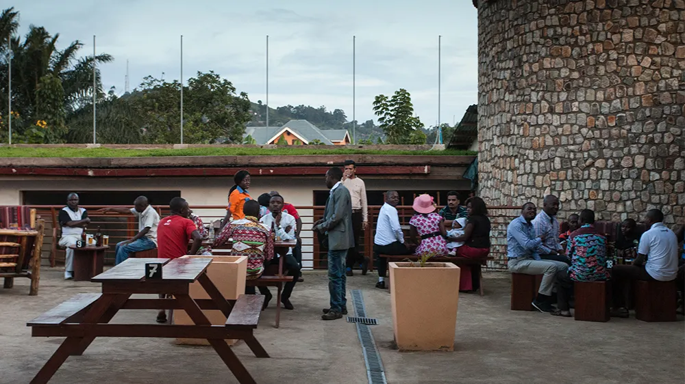 Ishango is part pizza parlour, part bar, part community centre and soon-to-be part nightclub [Olga Kravets/Al Jazeera]