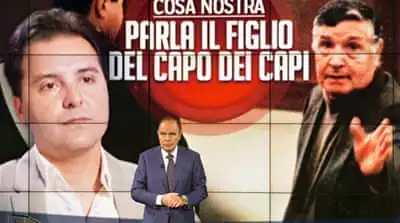 The televised interview with Riina Jr attracted widespread criticism from all wakes of Italian society [Claudio Peri/EPA]