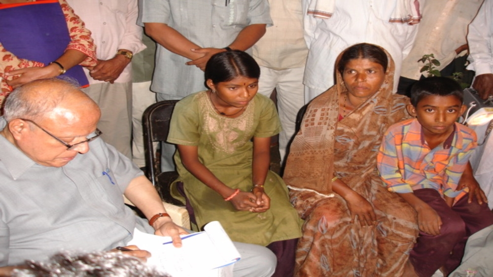 The National Rural Employment Guarantee Programme can provide social protection to landless farmers, says Swaminathan [Photo courtesy: MSSRF]