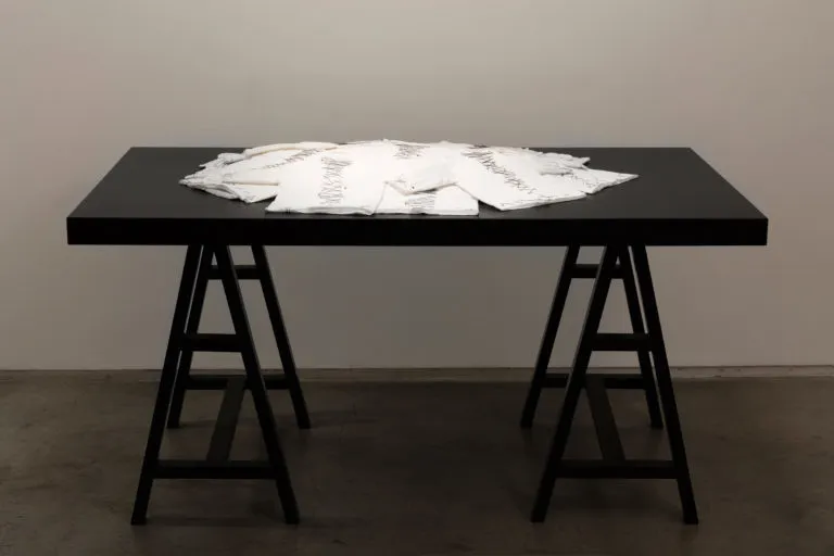 Gulsun Karamustafa's Create Your Own Story with the Given Material, 1997, memorialises the plight of immigrant children in Turkey and their uncertain futures [Guggenheim Foundation]