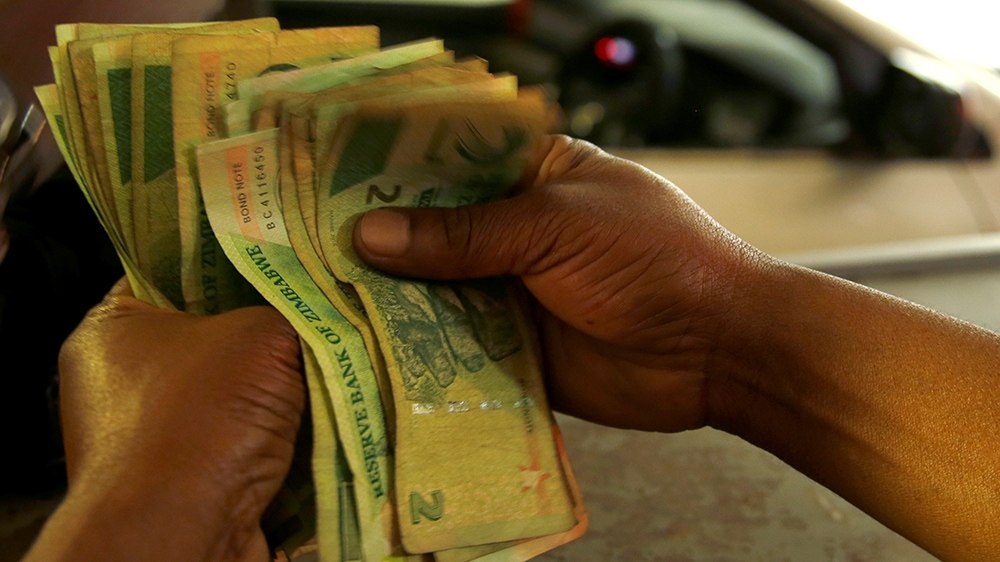 Zimdollar crashes