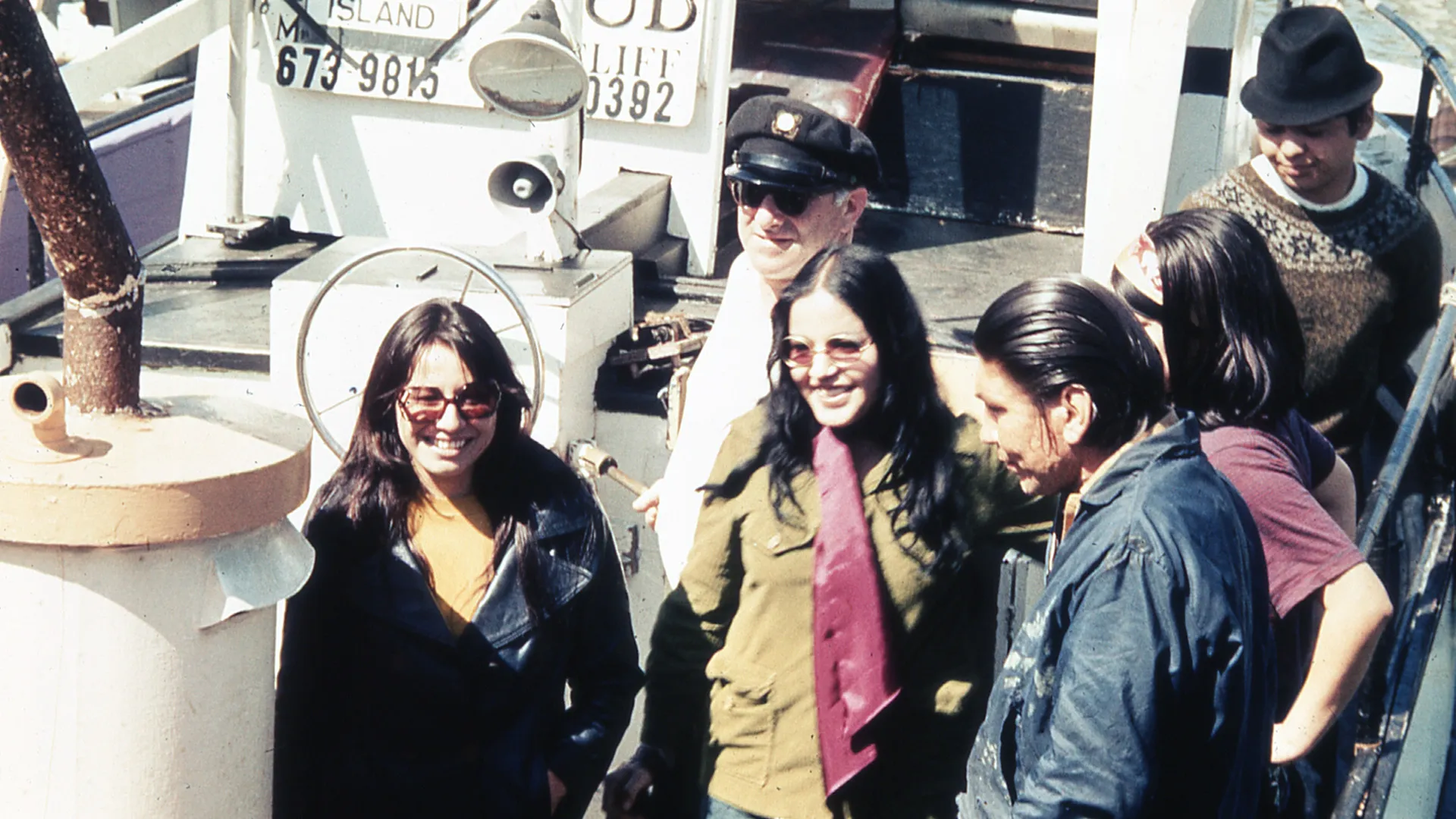 LaNada Means, far left, photographed in 1970, was one of the leaders of the movement [Photo courtesy: Kent Blansett]