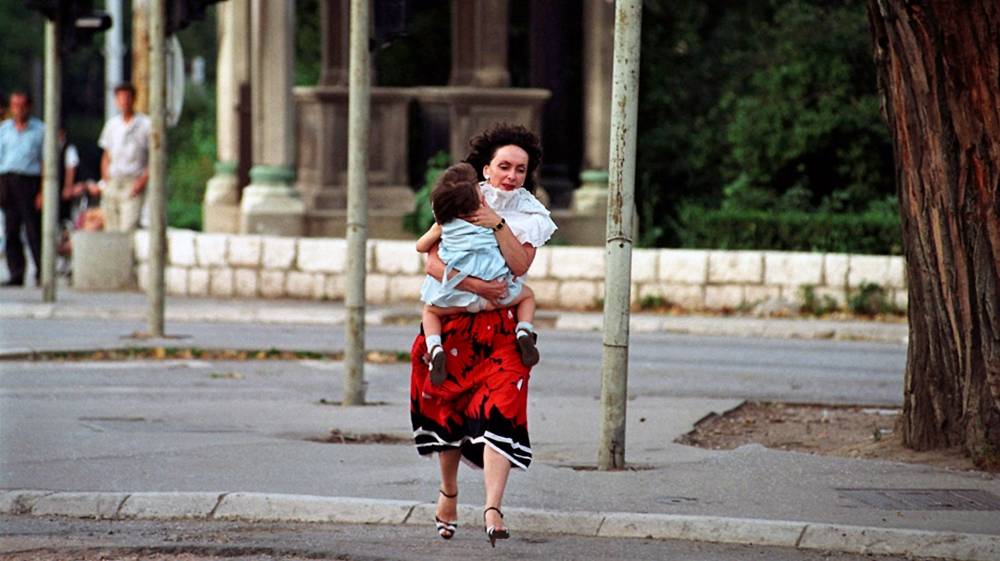 The Sniper Alley website showcases photos of the daily struggle for survival for Bosnians living under siege