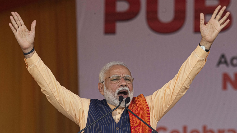 Indian Prime minister Narendra Modi