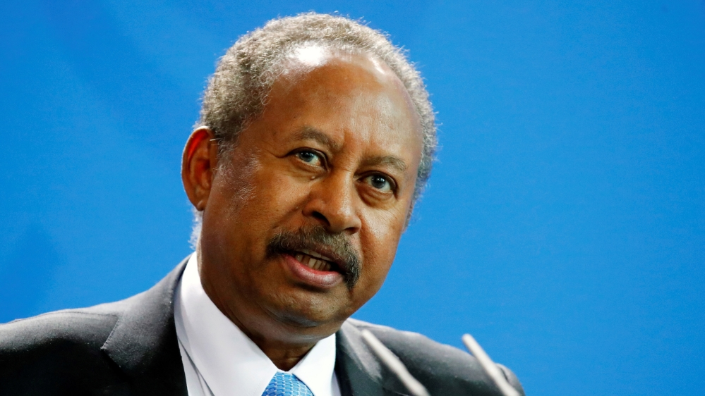 Sudan prime minister Abdalla Hamdok