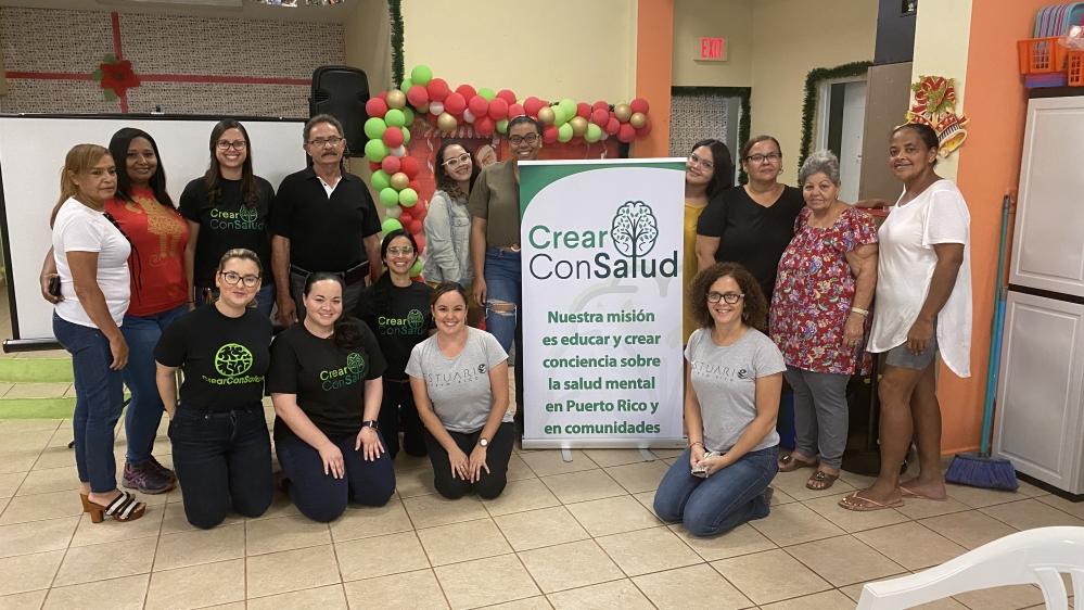 The nonprofit CrearConSalud provided free mental health workshops in the wake of Hurricane Maria [Photo courtesy of Carissa Caban-Aleman]