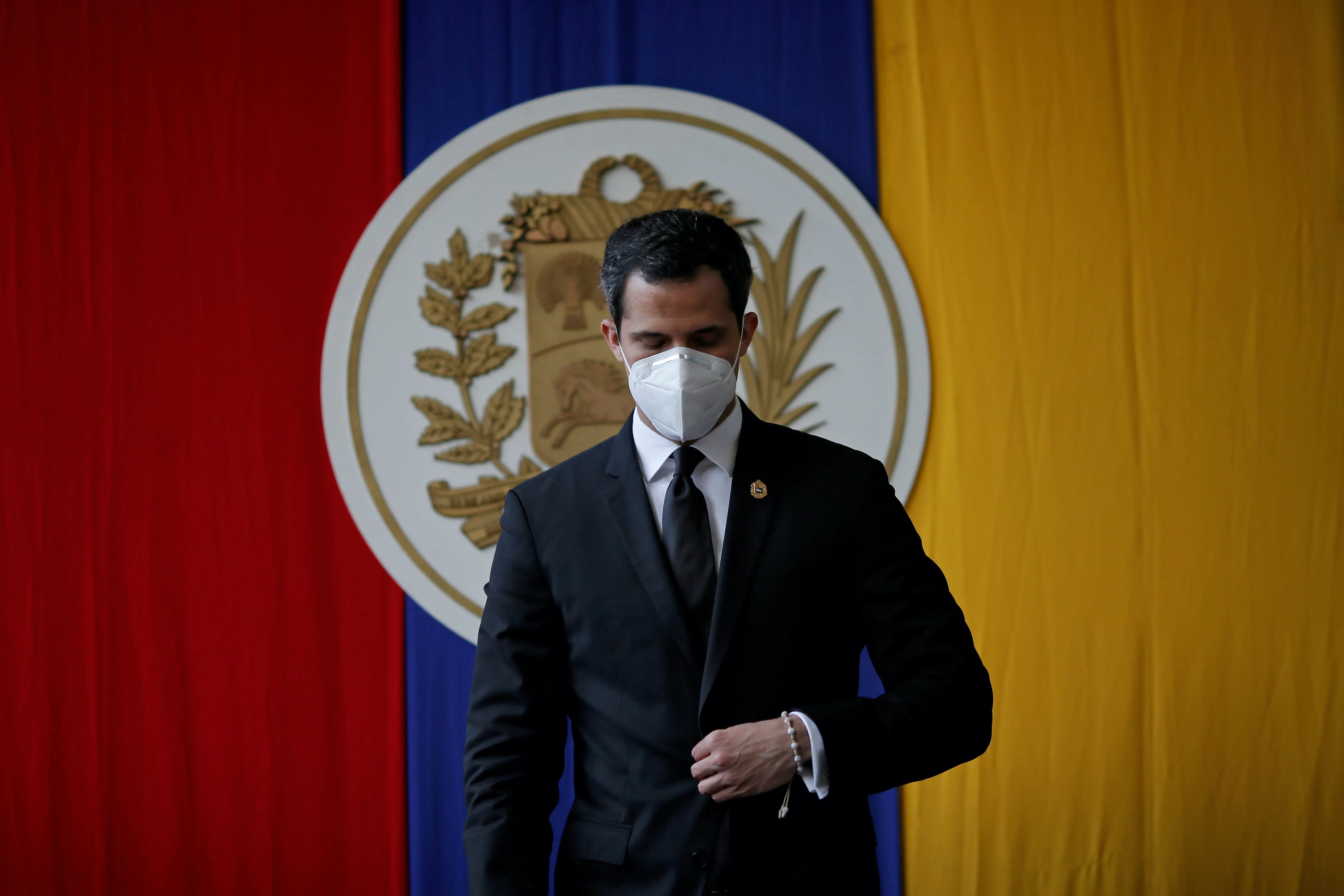 The United States in 2019 recognised Juan Guaido as Venezuela's legitimate president and created a sanctions package against the Maduro government that included the seizure of nearly $350m held in US accounts [File: Manaure Quintero/Reuters]