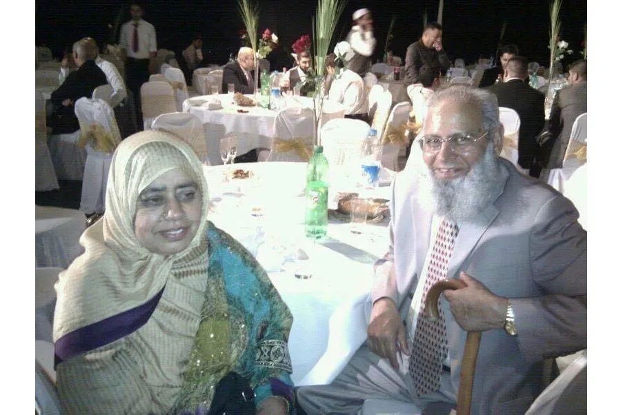 Mohammed Saleem, right, pictured with his wife Said Begum [Courtesy of the Saleem family]